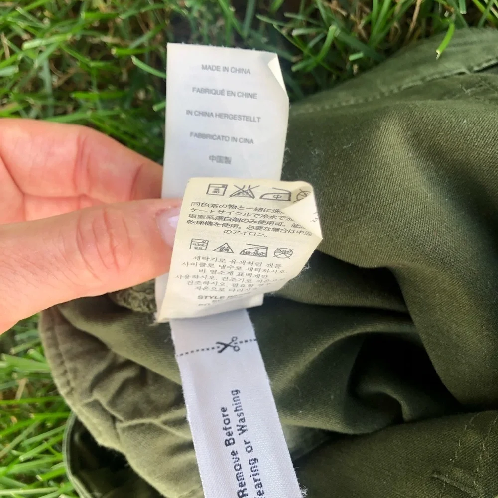 J Crew utility  chino pants in olive green